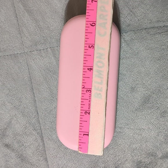 Kate Spade hard eye glasses case in pink & green - Picture 8 of 9